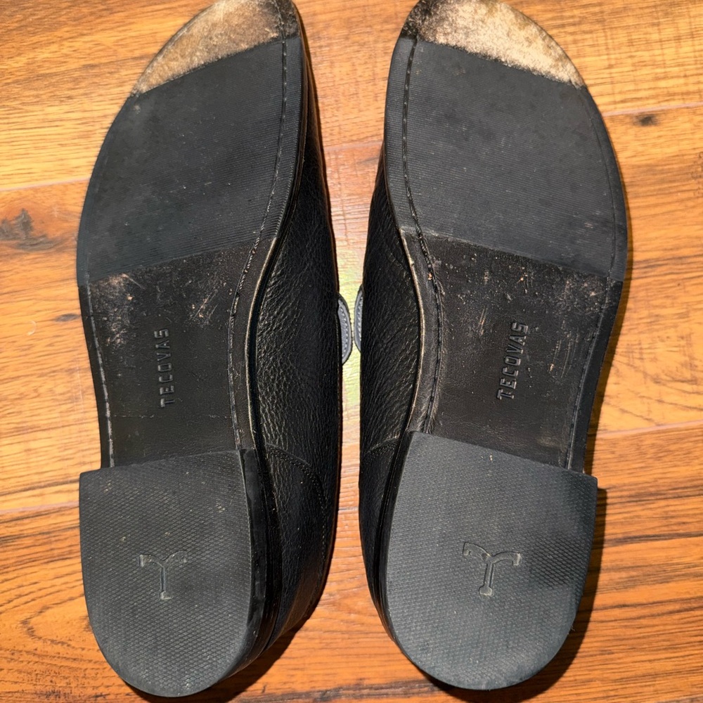 Tecovas Monterey Black Leather Loafers - Picture 6 of 7